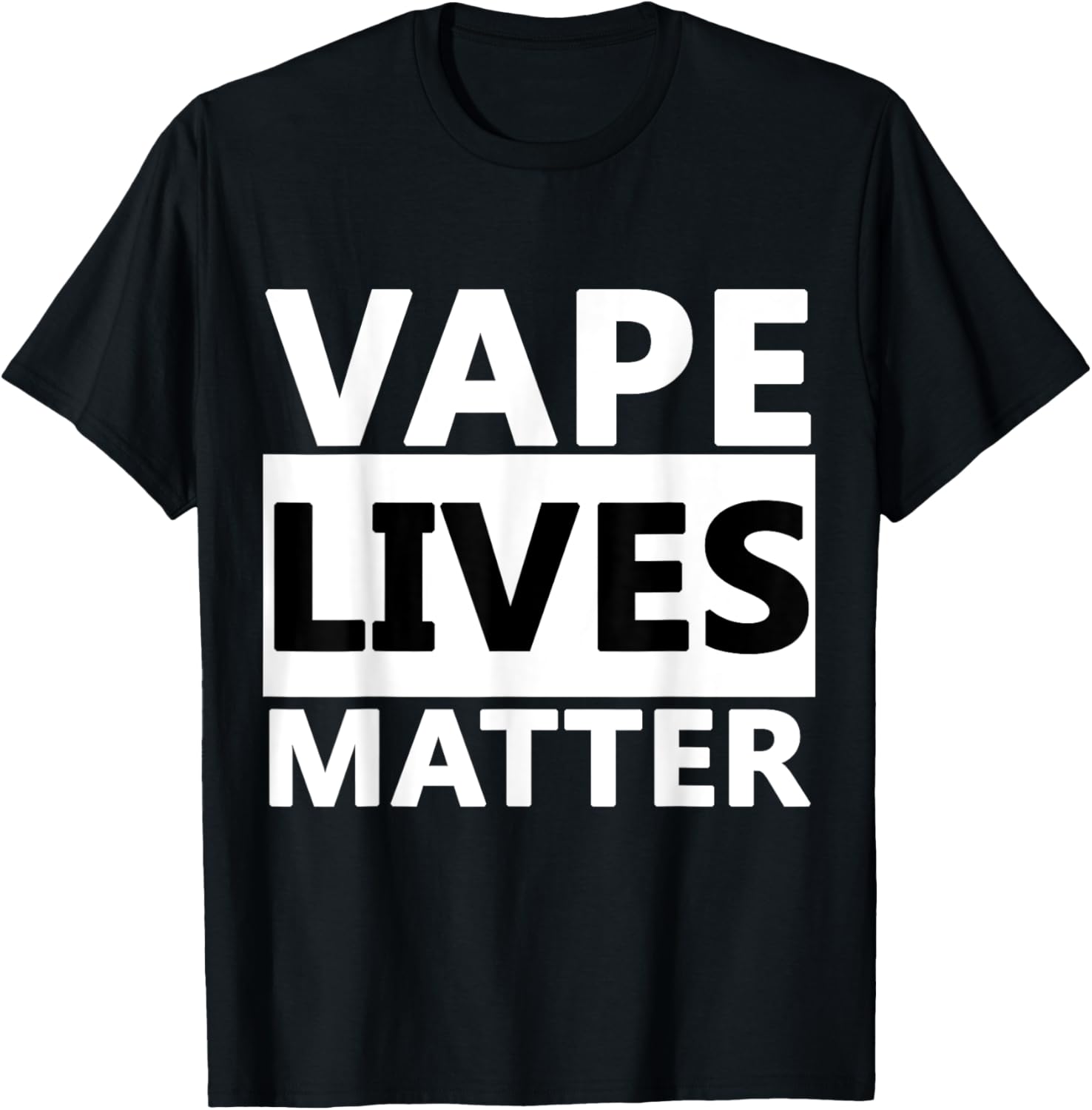 Vaping Shop - Vape Lives Matter Graphic Cotton T-Shirt