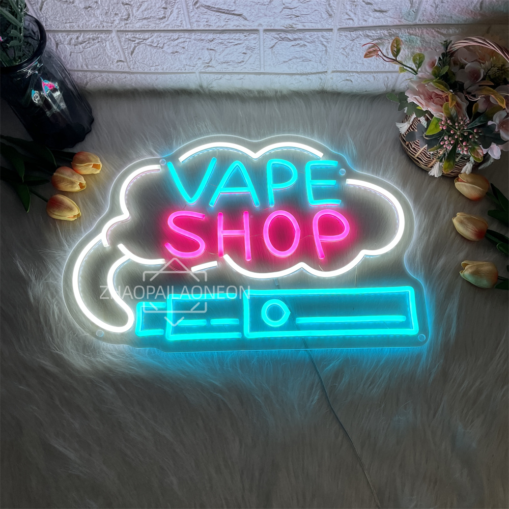 VAPE SHOP Led Neon Sign Wall R - Vaping Shop 评论和价格