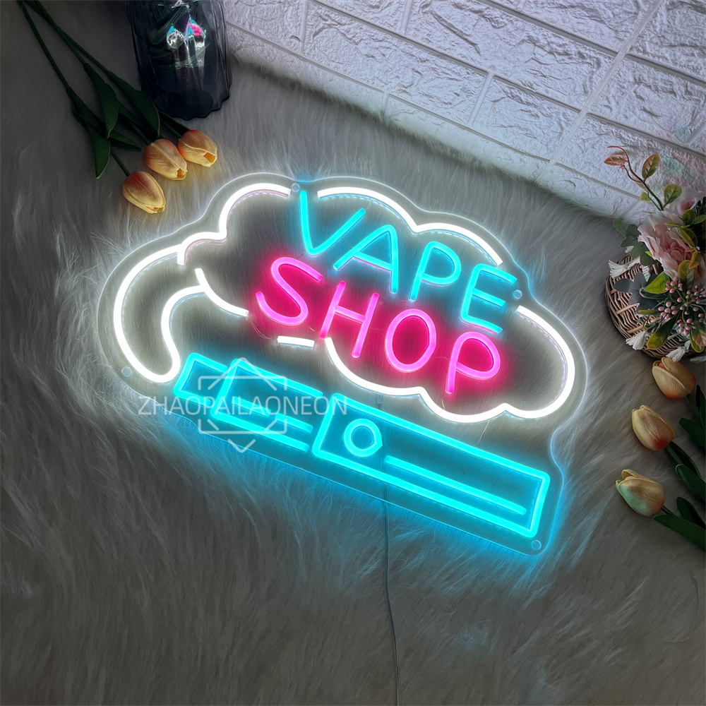 VAPE SHOP Led Neon Sign Wall R - Vaping Shop 评论和价格