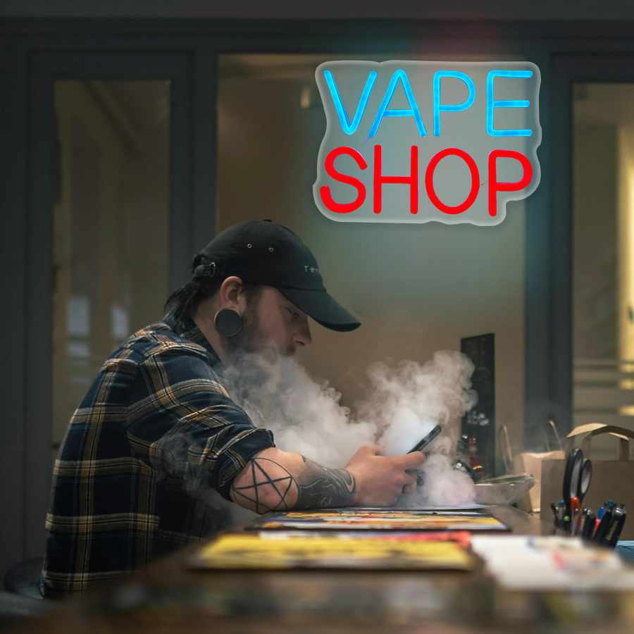 Vape Shop Neon Sign For Wall D - Vaping Shop 评论和价格
