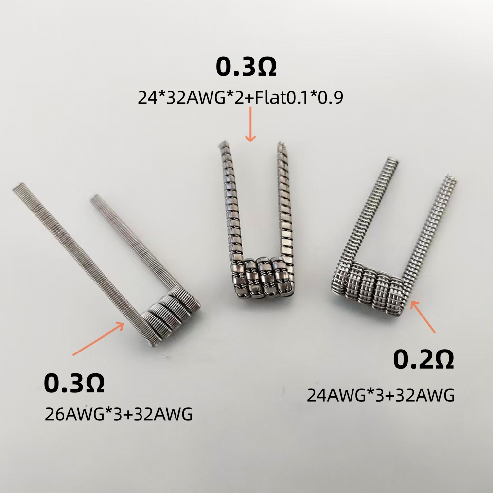 4pcs Premade Resistance Wire A - Coil Building Kit 评论和价格