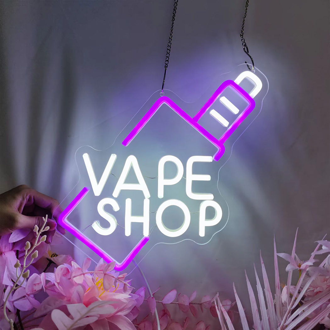 VAPE Shop LED Neon Sign Fit Fo - Vaping Shop 评论和价格