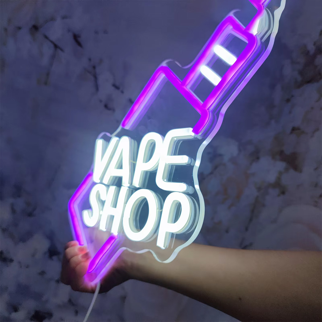 VAPE Shop LED Neon Sign Fit Fo - Vaping Shop 评论和价格