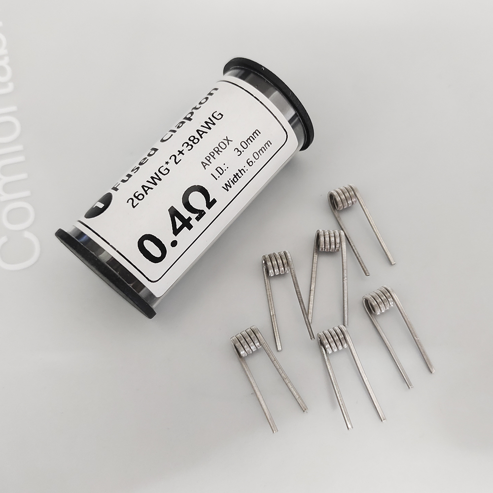6pcs Ni80 26x2+38AWG ID3.0 0.4 - Coil Building Kit 评论和价格