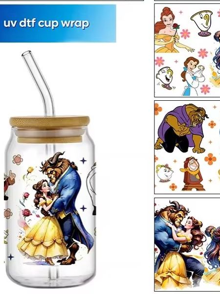 Cartoon popular Princess UV DT - Rdta Tank Glass 评论和价格