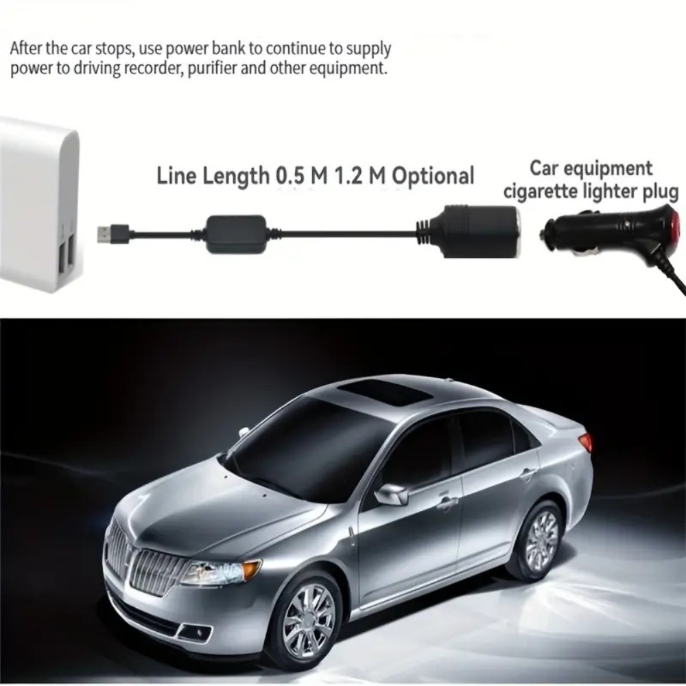 1pc 5V 2A USB To 12V Cigarette - Accessories Experts Vape 评论和价格