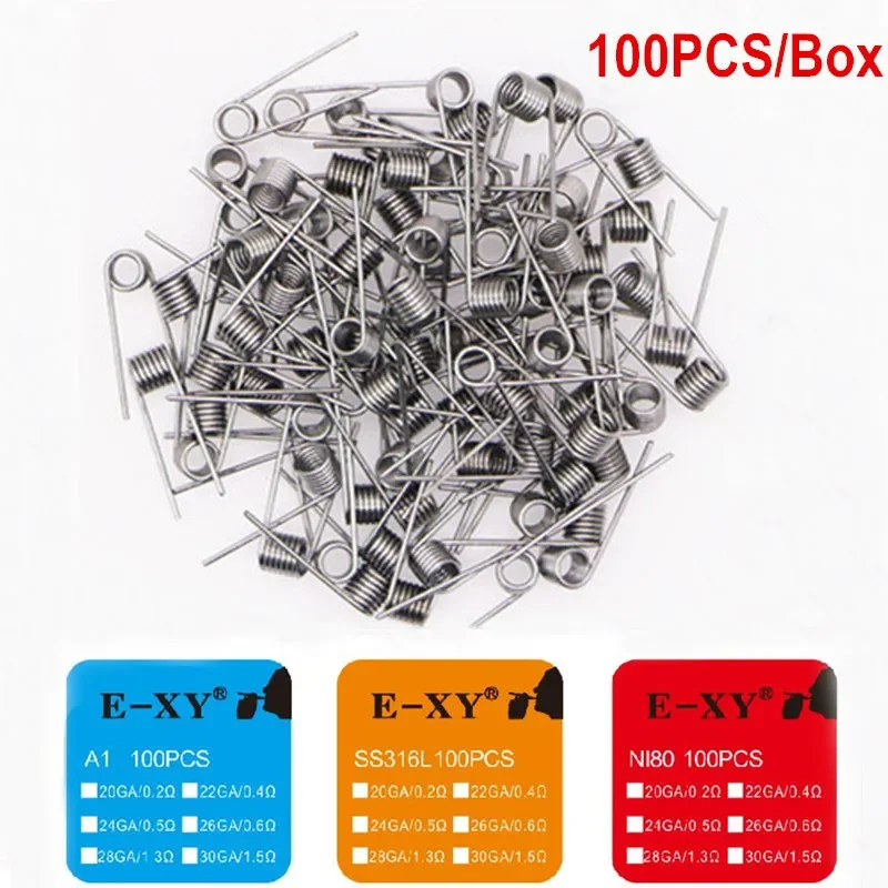 100PCS/BOX Prebuilt Coil Wire  - Coil Building Kit 评论和价格