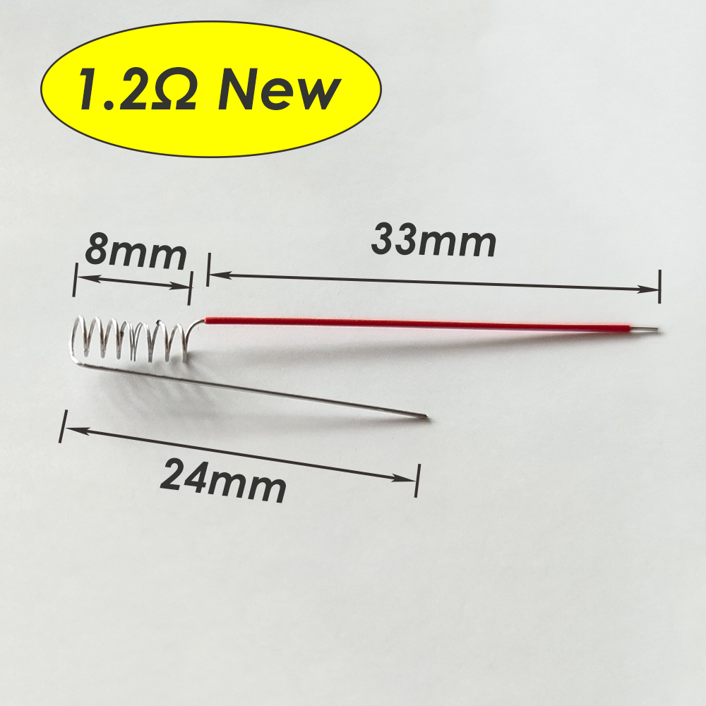 50/100pcs Resistance A1 1.2ohm - Coil Building Kit 评论和价格