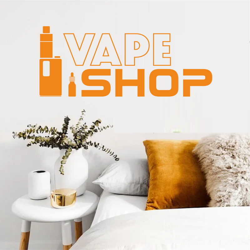Vinyl Wall Decals Vape Shop Si - Vaping Shop 评论和价格