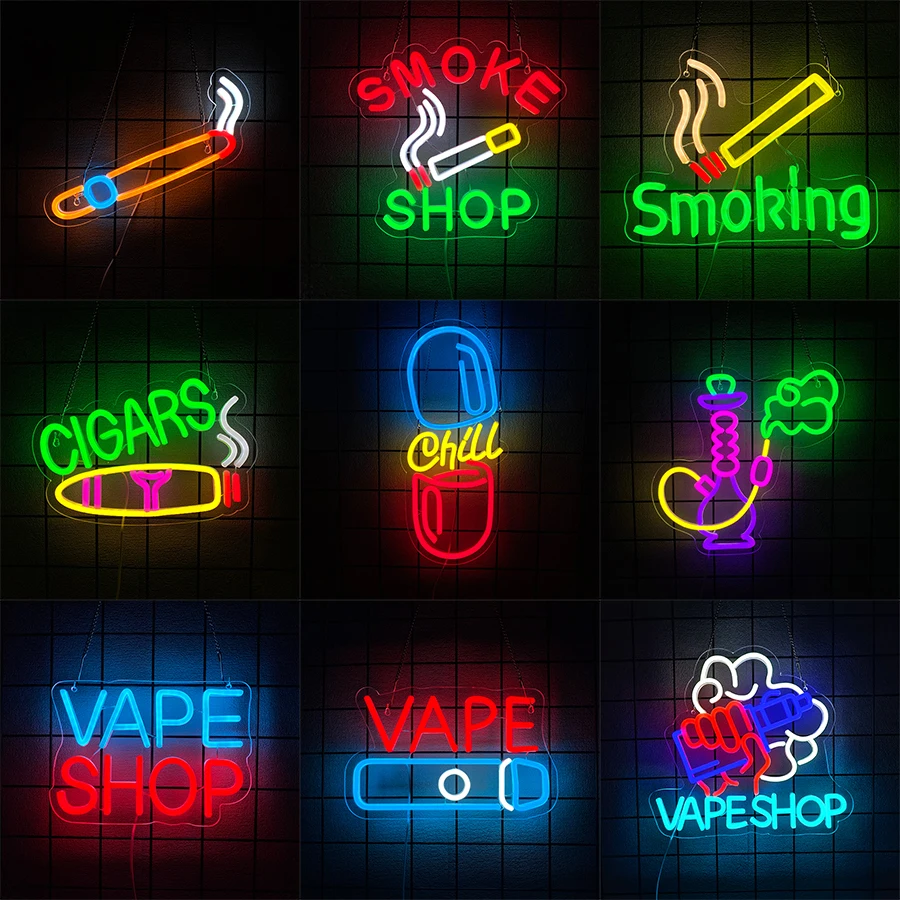 USB Bright Led Advertising Dis - Vaping Shop 评论和价格